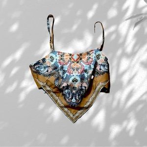 Crop Top with Back Bow Toe